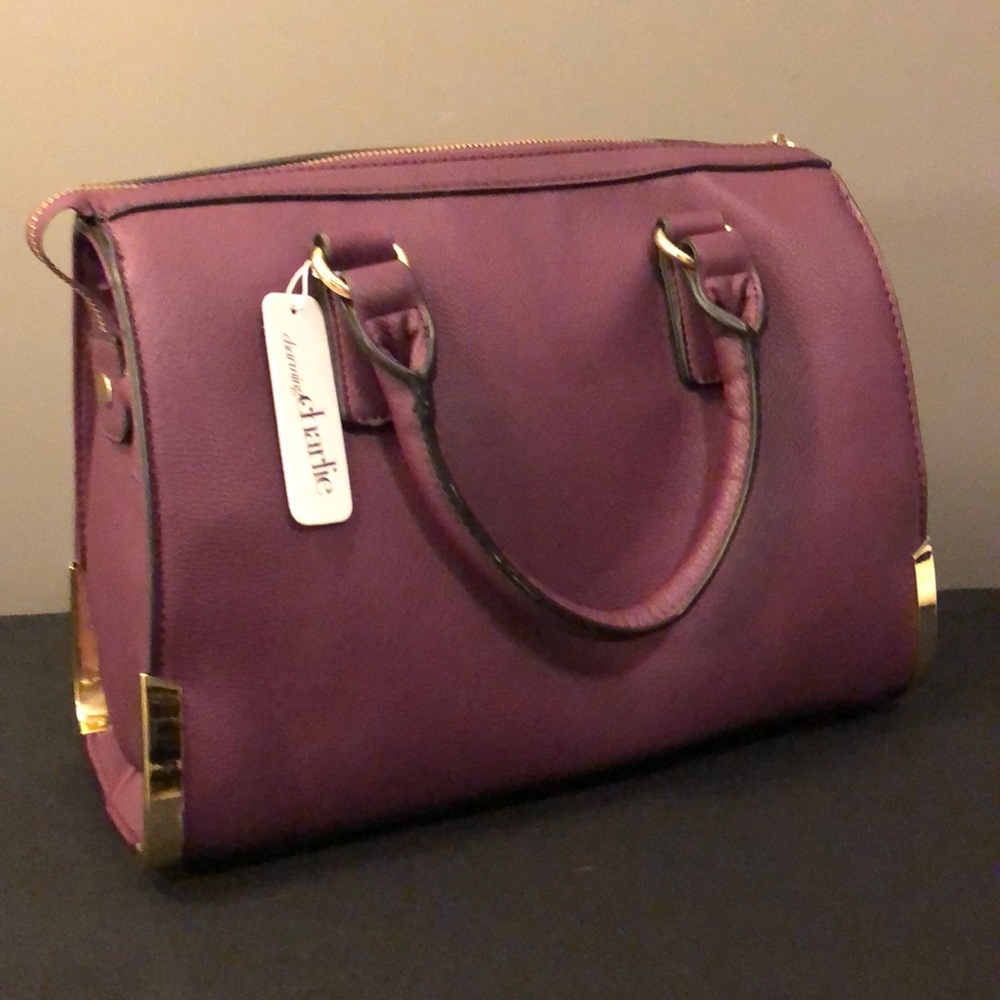 Charming Charlie Boutique Plum Handbag
